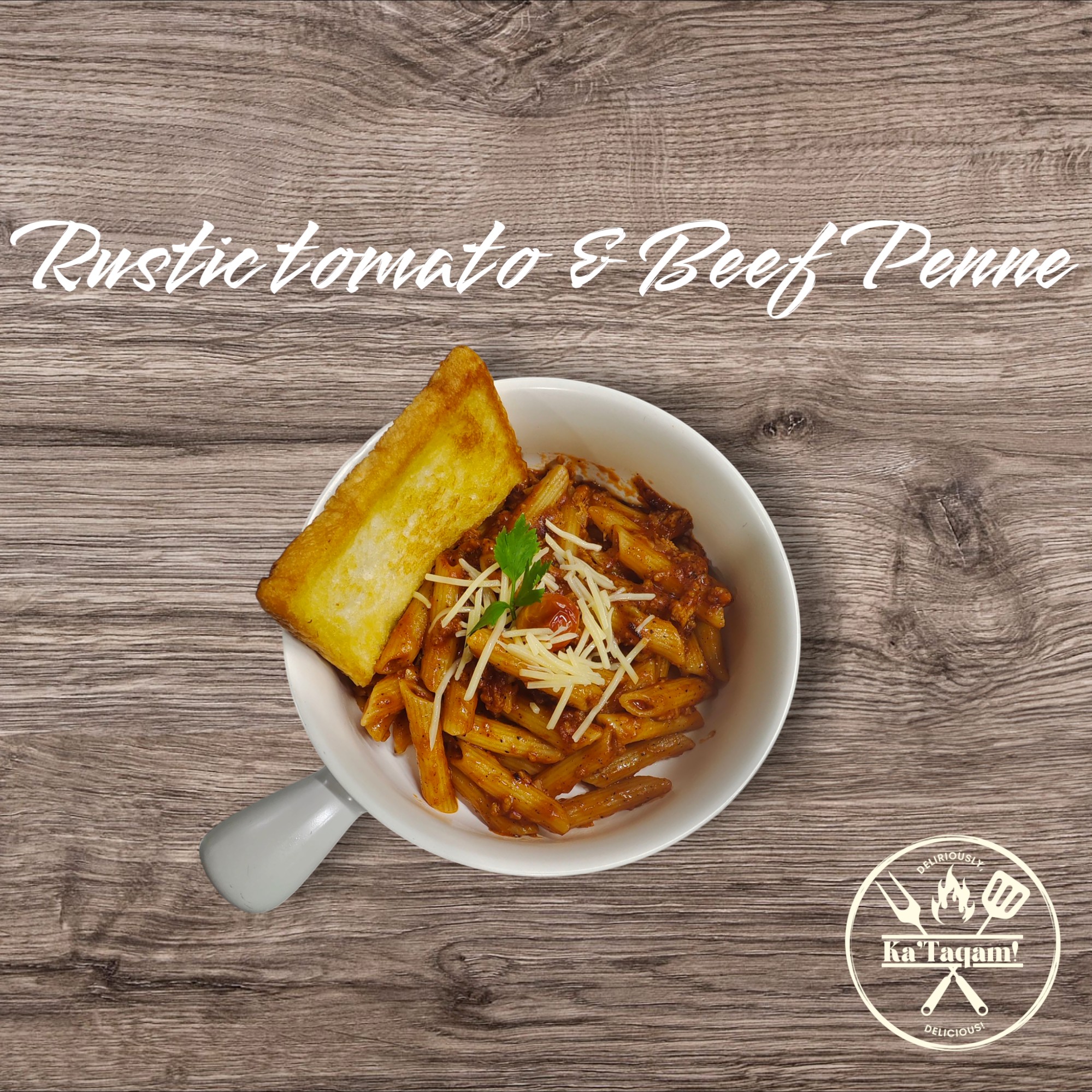 Rustic Tomato and Beef Penne
